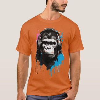 ヘッドフォン付き Tシャツ