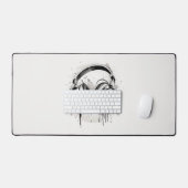 ヘッドフォン デスクマット (キーボード&マウス)