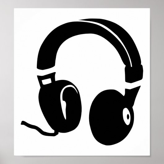 ヘッドフォン ポスター (正面)