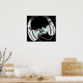 ヘッドフォン ポスター (キッチン)