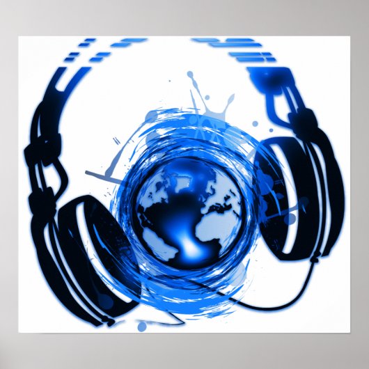 ヘッドフォン ポスター (正面)