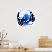 ヘッドフォン ポスター (キッチン)