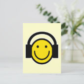 ヘッドフォン ポストカード (スタンド正面)