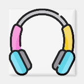 ヘッドフォン マグネット (正面)