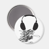 ヘッドフォン マグネット (正面/裏面)