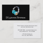 ヘッドフォン 名刺 (正面/裏面)