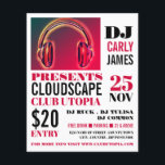 ヘッドフォン、DJ、クラブイベントズ広告フライヤー チラシ<br><div class="desc">ヘッドフォン、DJ、クラブイベント広告ズのフライヤーBy The Business Card Store.</div>