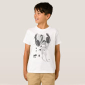 ヘッドフォン(G) Tシャツ (正面フル)
