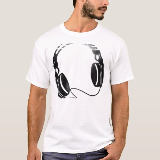 ヘッドフォン Tシャツ (正面)