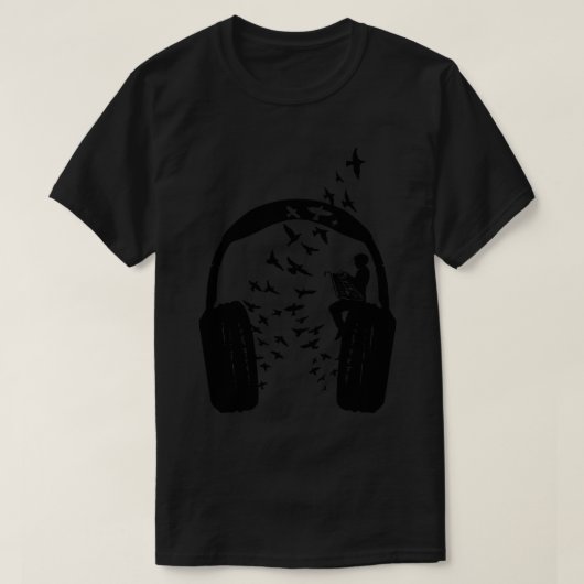 ヘッドフォンGlockenspiel Tシャツ (デザイン正面)