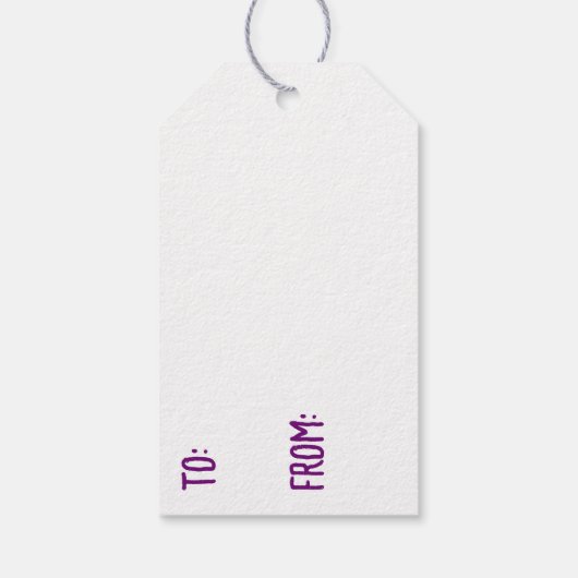 ヘッドホかわいらしンに登場するアニメの少女誕生日 ギフトタグ (裏面)