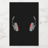 ヘッドホカッコいいンのシンプルで上品 フードラベル (シングルラベル)