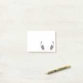 ヘッドホカッコいいンのシンプルで上品 ポストイット (デスク上)