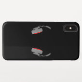 ヘッドホカッコいいンのシンプルで上品 Case-Mate iPhoneケース (裏面(横))