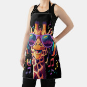 ヘッドホクールン付きカラフルパーティーキリン エプロン (インサイチュ)