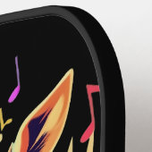 ヘッドホクールン付きカラフルパーティーキリン ピックルボールラケット (左詳細)