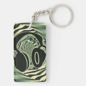 ヘッドホクールン緑2トーンスパイラル キーホルダー (裏面)