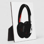 ヘッドホポップ・アートのンのアートヘッドフォン フォトプラーク (側面)