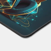 ヘッドホモダンンズゲーマーデジタルパーソナライズされた名 デスクマット (コーナー)