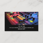 ヘッドホモダンンDJソングライターMusic Singer 名刺 (裏面)