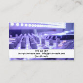 ヘッドホモダンンDJソングライターMusic Singer 名刺 (裏面)