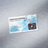 ヘッドホンターンテーブル |ビニール マグネット名刺 (インサイチュ)