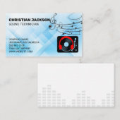 ヘッドホンターンテーブル |ビニール 名刺 (正面/裏面)