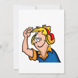 ヘッドホン付き少年