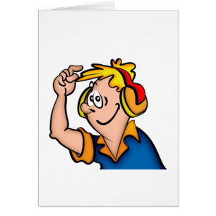 ヘッドホン付き少年