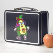 ヘッドホン付き音楽アボカド メタルランチボックス (インサイチュ)