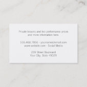 ヘッドホン |署名 名刺 (裏面)