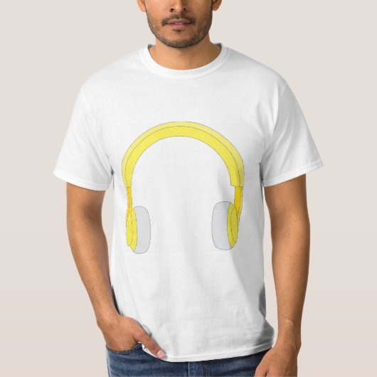 ヘッドホン Tシャツ (正面)