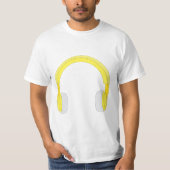 ヘッドホン Tシャツ (正面)