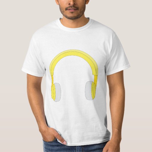 ヘッドホン Tシャツ (正面)