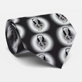 ヘッドホーンとの音楽Gclef ネクタイ (ロール)