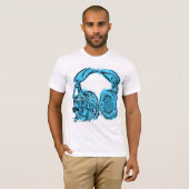 ヘッドホーンのスケッチブック Tシャツ (正面フル)