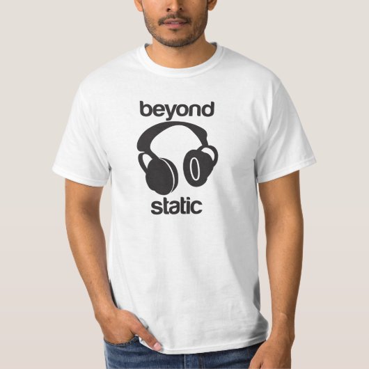 ヘッドホーンのティー Tシャツ (正面)