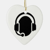 ヘッドホーンのヘッドホーン セラミックオーナメント (右)