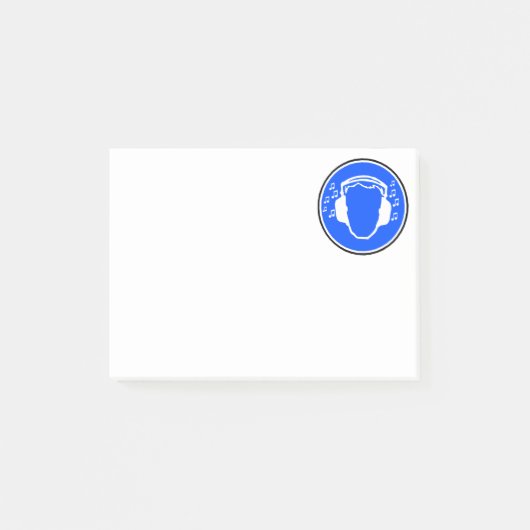 ヘッドホーンのポスト・イット ポストイット (正面)