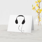 ヘッドホーン カード (黄色い花)