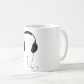 ヘッドホーン コーヒーマグカップ (正面右)