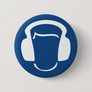 ヘッドホーン 缶バッジ