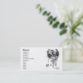 ヘッドホーン(G) 名刺 (スタンド正面)