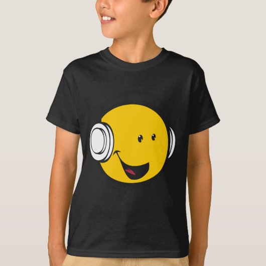 ヘッドホーンEmoji Tシャツ (正面)
