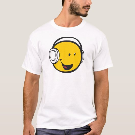 ヘッドホーンEmoji Tシャツ (正面)