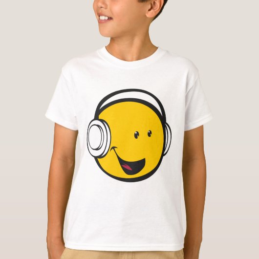 ヘッドホーンEmoji Tシャツ (正面)