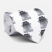 ヘッドライトが付いている半黒のトレーラートラックのトラック ネクタイ (ロール)