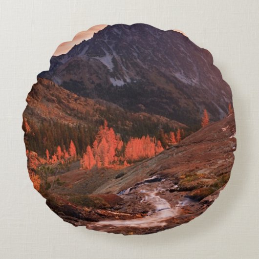 ヘッドライトの洗面器の10月ライト ラウンドクッション (正面)