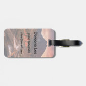 ヘッドライトの洗面器の10月ライト ラゲッジタグ (裏面横)