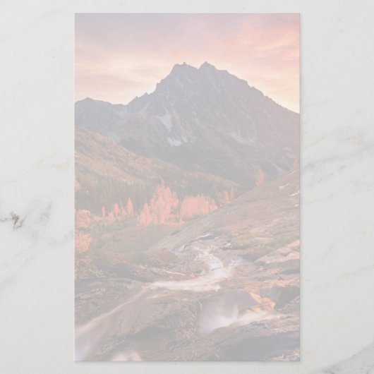 ヘッドライトの洗面器の10月ライト 便箋 (正面)